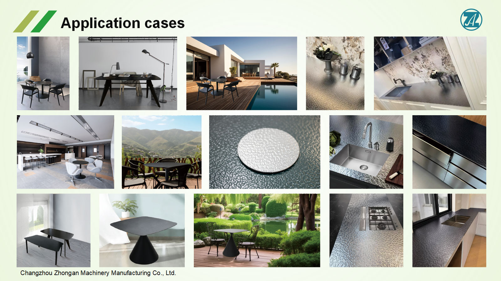 Application Cases of Embossed Metal Sheet - ZHONGAN Application Cases of Embossed Metal Sheet - ZHONGAN