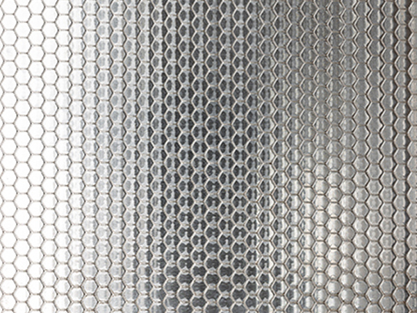 Hexagonal Pattern Stainless Steel Embossed Plate - ZHONGAN